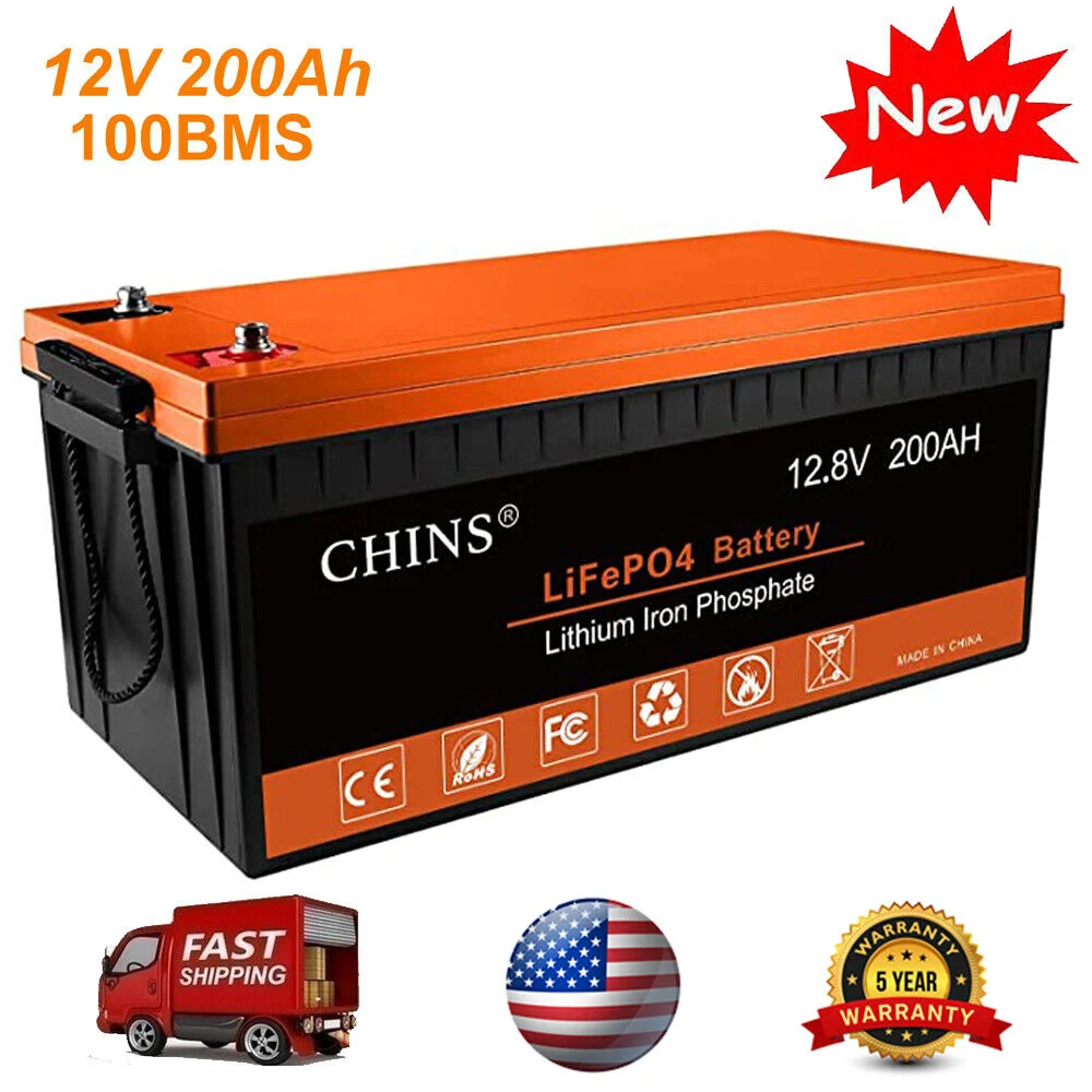 CHINS 200Ah 12V LiFePO4